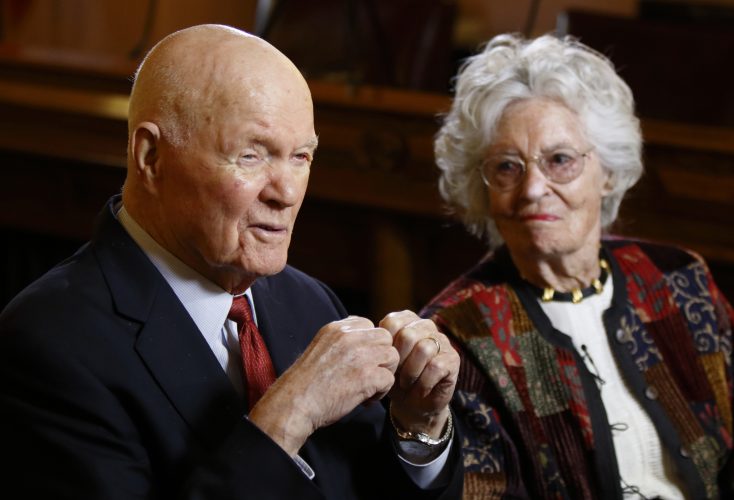 Annie Glenn, widow of former astronaut and U.S. Sen. John Glenn, dies at 100